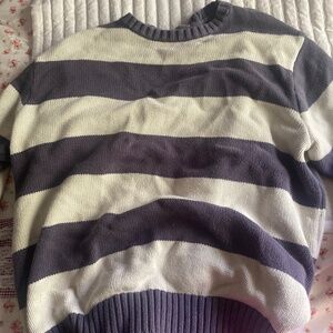 Stripped Blue and Cream Sweater